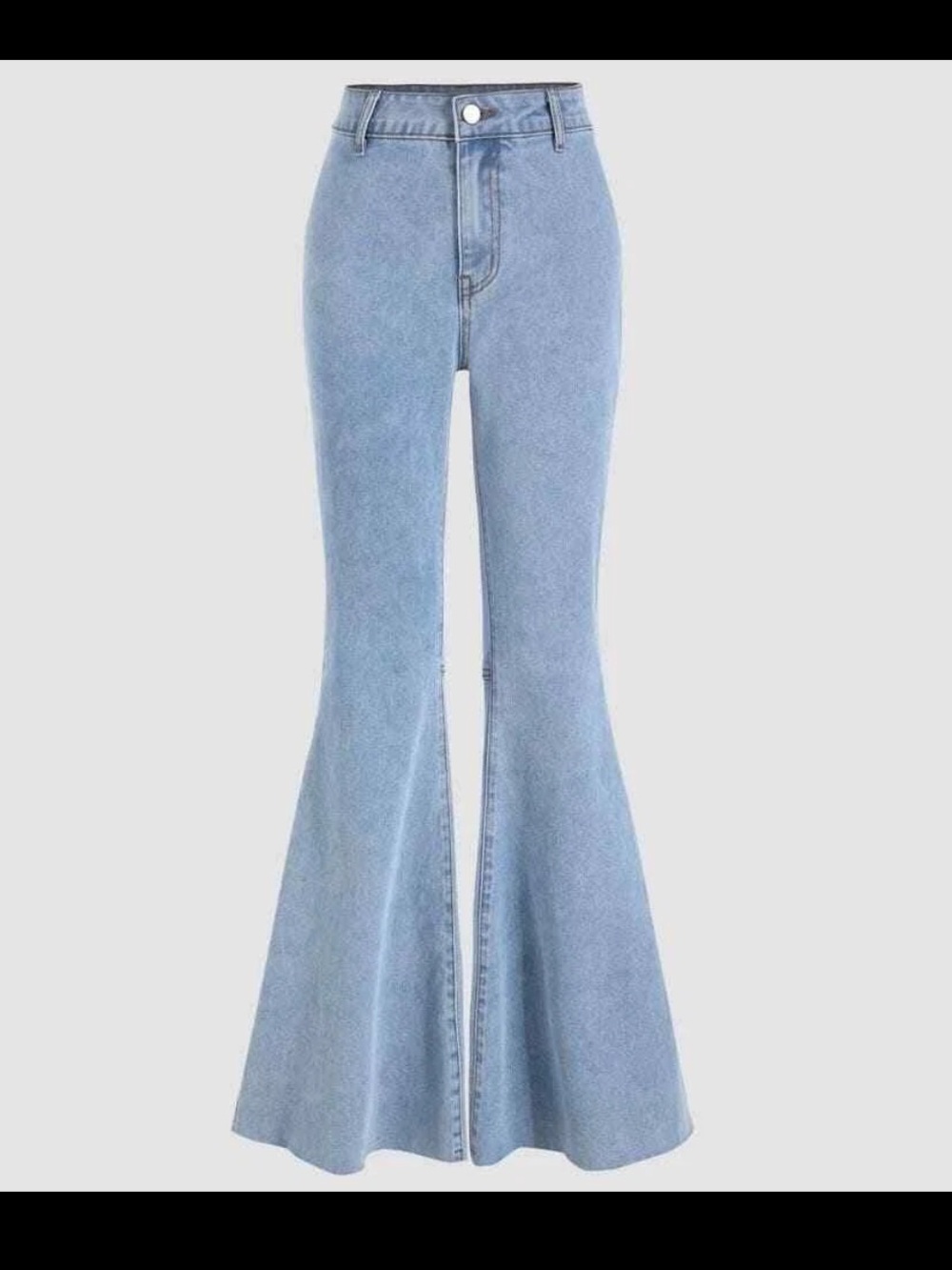 Cider Light Blue High-Waist Flared Women Jeans size small excellent condition